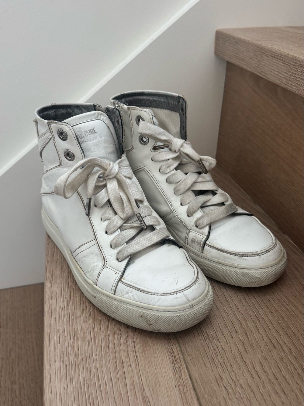 Zadig&Voltaire high flash high top sneakers eu37